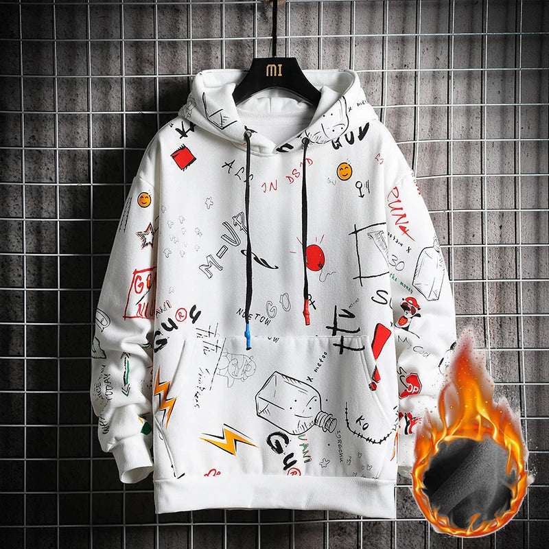 Men's Anime Hoodies – Harajuku Oversized Sweatshirt for Men