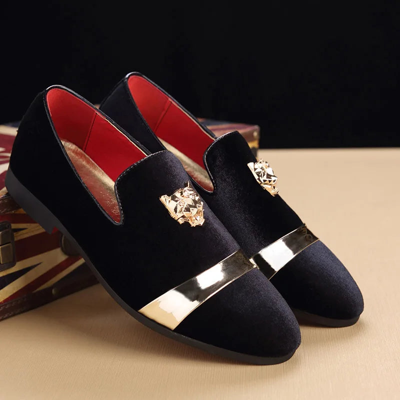 Men's Fashion Loafers With Stylish Metal Studs