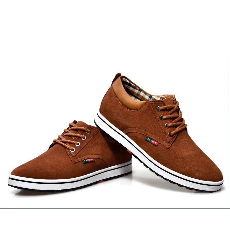 FUQIAO Men's Height Increasing Sneakers – 6cm Elevated Casual Shoes for Men
