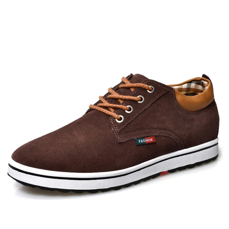 FUQIAO Men's Height Increasing Sneakers – 6cm Elevated Casual Shoes for Men