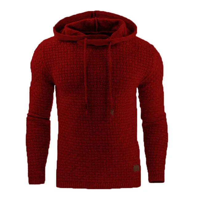 Men's Oversized Casual Hoodie with Zipper - Various Colors