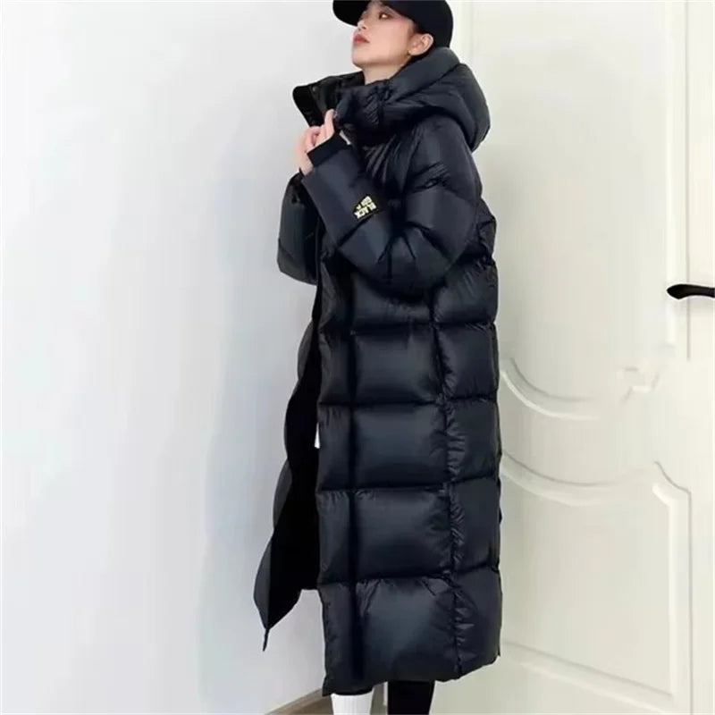 Women's Hooded Puffer Jacket – Cotton Padded, Insulated, Warm Coat for Women