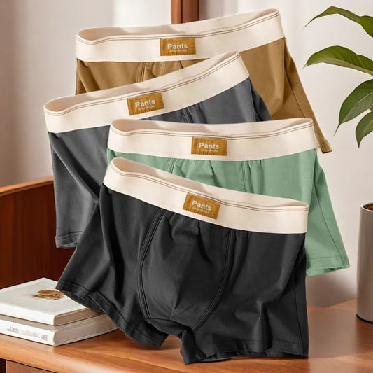 3-Pack Cotton Boxer Shorts for Men - Breathable and Comfortable Underwear