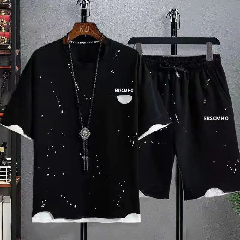 Men's Two-Piece T-Shirt and Shorts Set