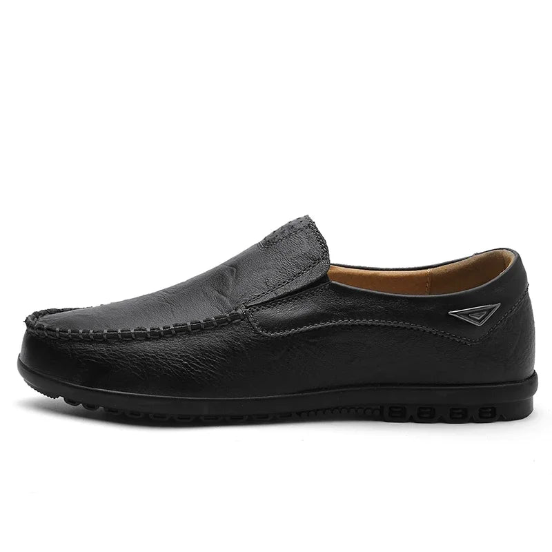 Premium Men's Leather Slip-On Shoes – Stylish & Comfortable Loafers for Men