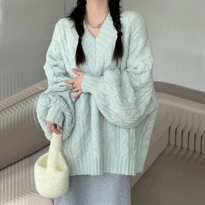 Womens Oversized Knitted Sweater for Women - Various Colors
