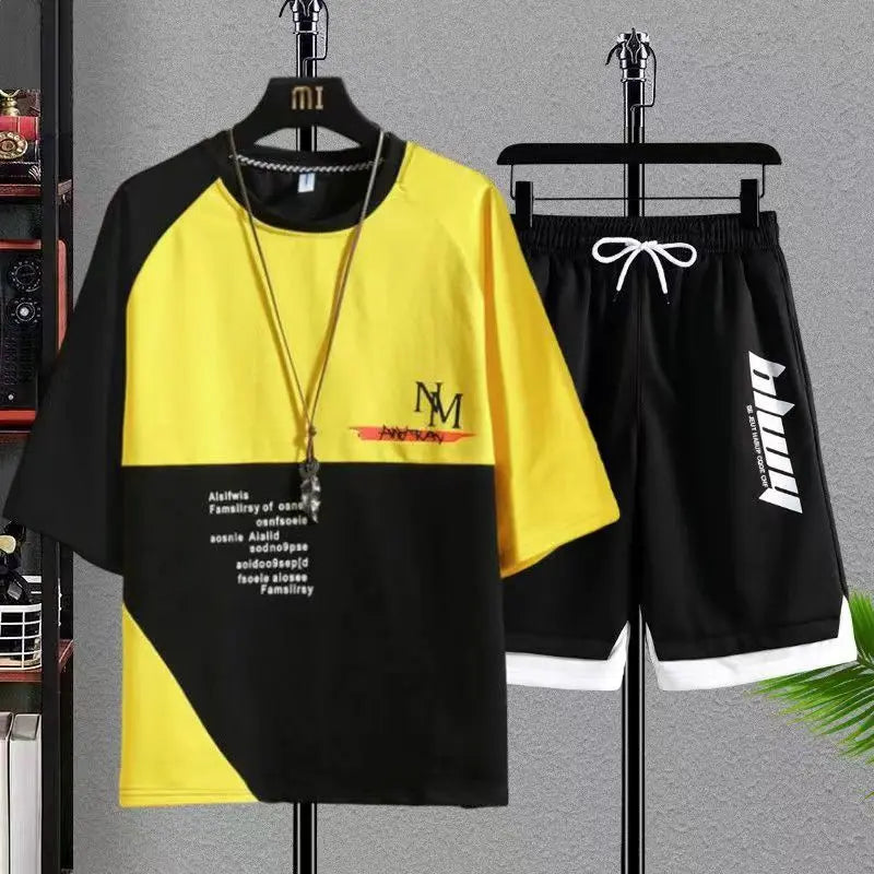 Men's Two-Piece T-Shirt and Shorts Set