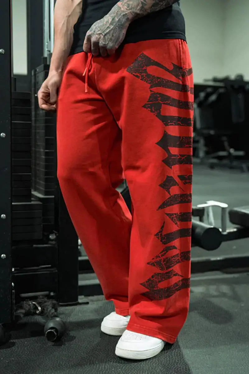 Men's Wide-Leg Casual Sweatpants – Comfortable Joggers for Men, Relaxed Fit