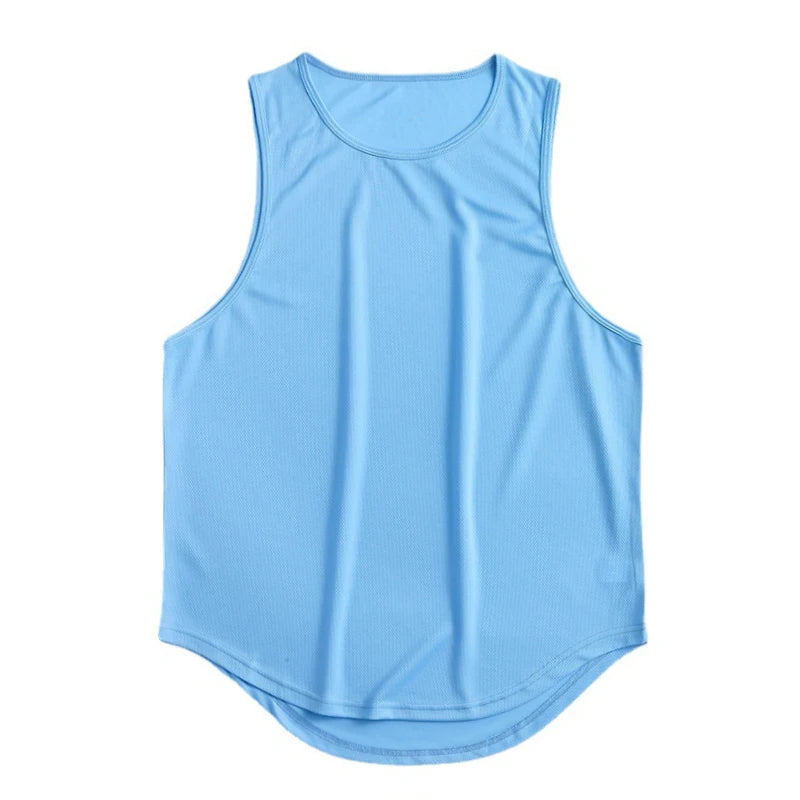 Men's Loose-Fit Breathable Mesh Tank Top -  Various Colors