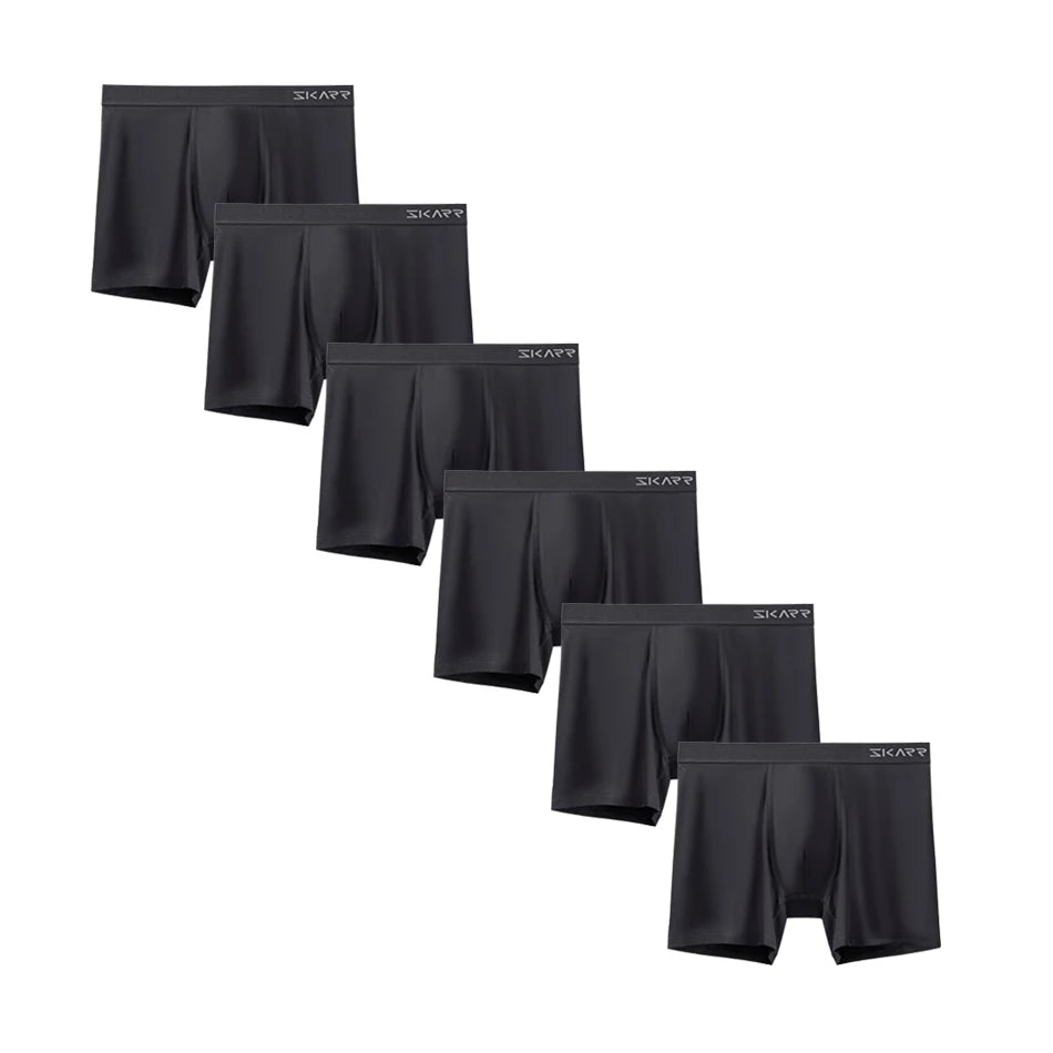 6-Pack Men's Boxer Briefs - Comfortable Trunks Shorts Underwear for Men