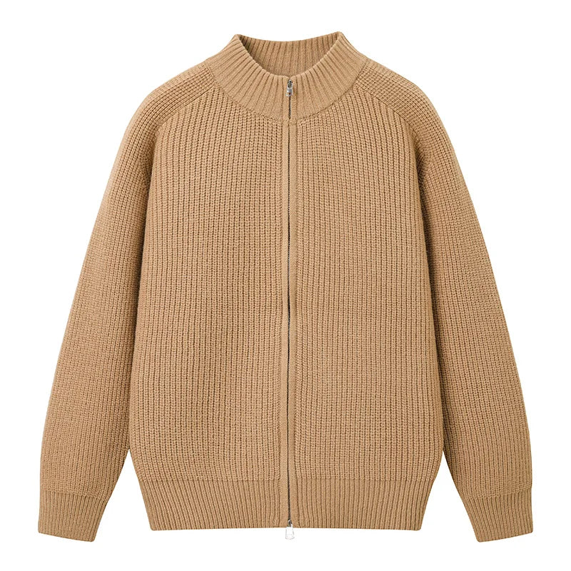 Men's Casual Breathable Zipper Jacket – Stylish Outerwear for Men