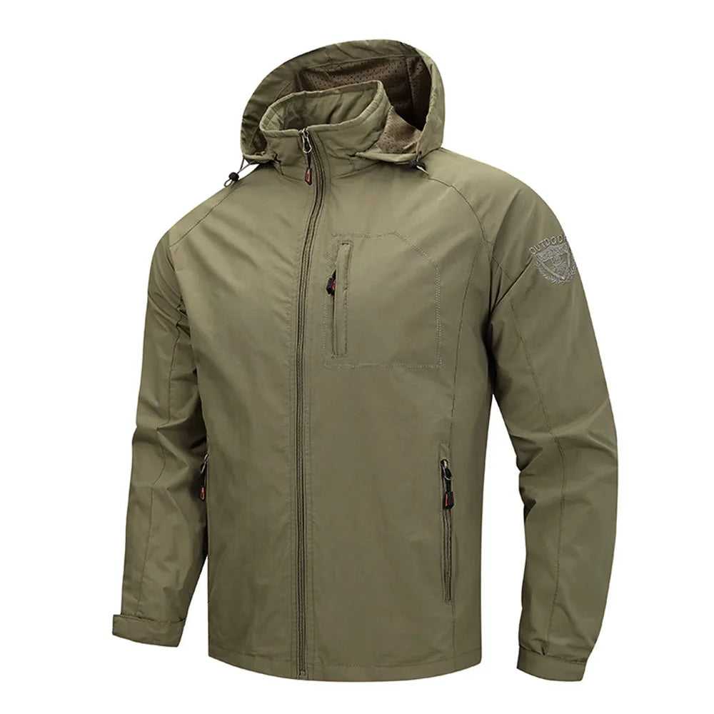 Lightweight Quick-Dry Hooded Jacket for Men- Various Colors