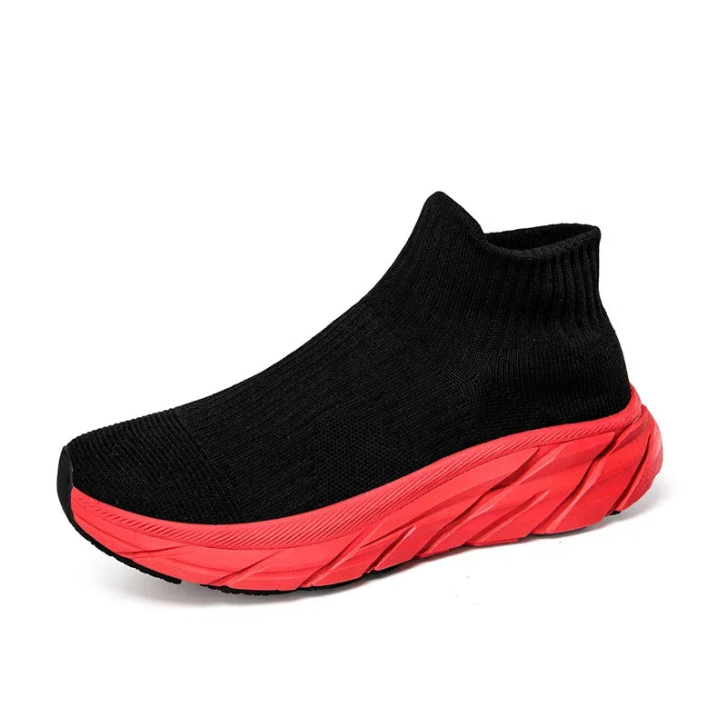 Women's Light Ankle Sock Boots – With Non-Slip Thick Soles - Various Colors
