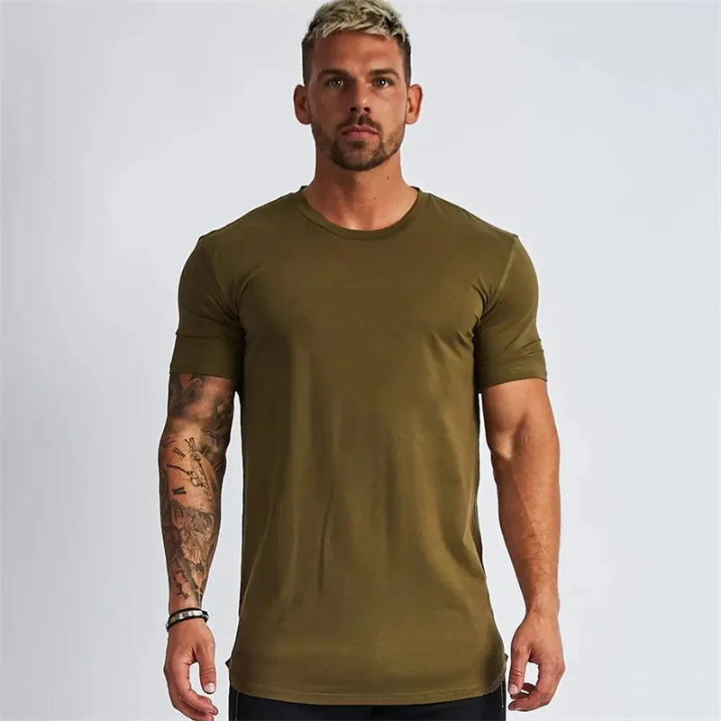 Men's Slim Fit Cotton T-Shirt - Comfortable & Stylish Men's Casual Tee