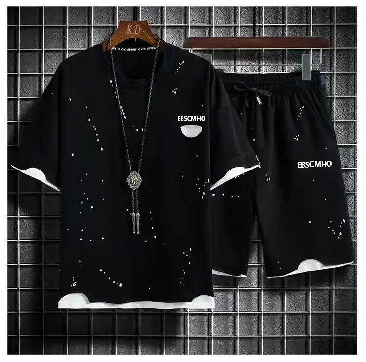 Men's Two-Piece T-Shirt and Shorts Set