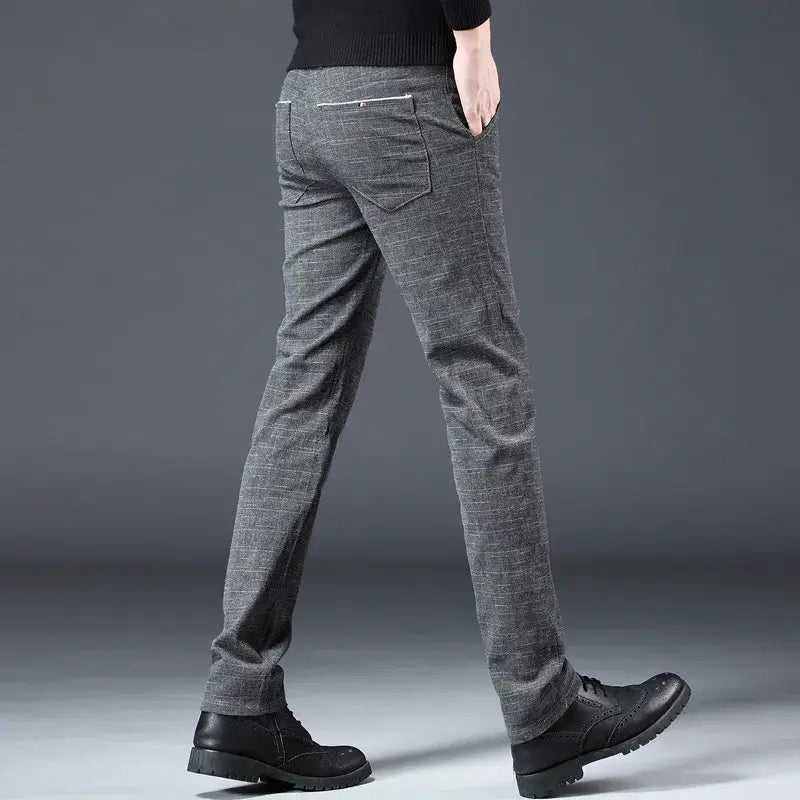 Men's Slim Fit Stretch Cotton Casual Pants