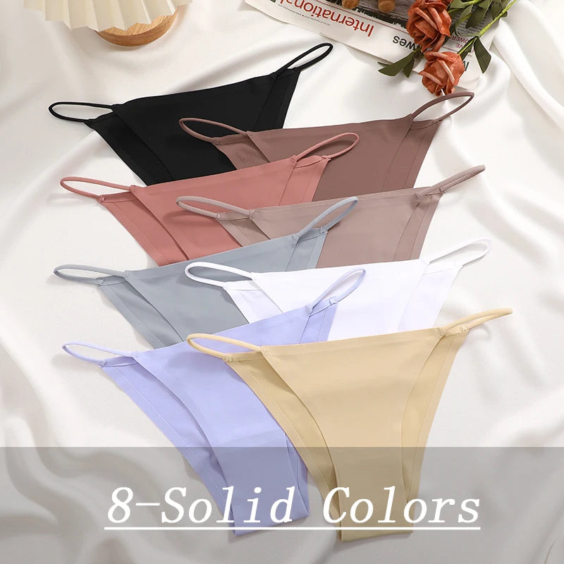 TakeTalk 20PCS Women's Seamless Ice Silk Ultra-Thin Breathable Panties Set