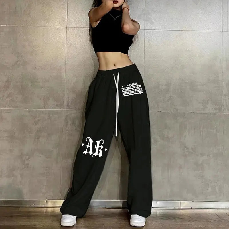 Women's Loose Fit Sweatpants with Drawstring & Elastic Waist