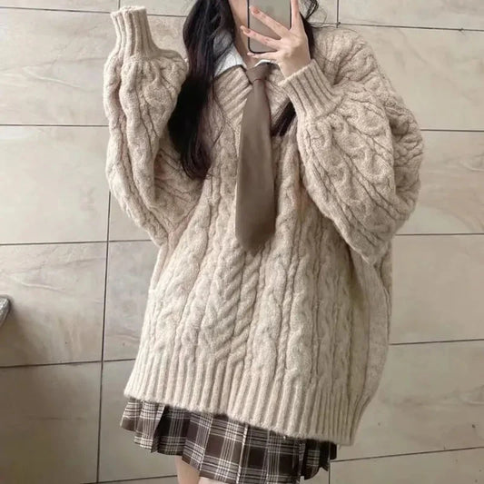 Womens Oversized Knitted Sweater for Women - Various Colors