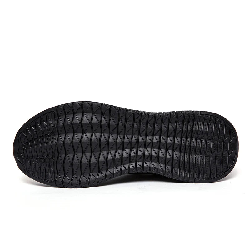 Men’s Breathable Mesh Casual Sneakers – Lightweight Lace-up Athletic Shoes