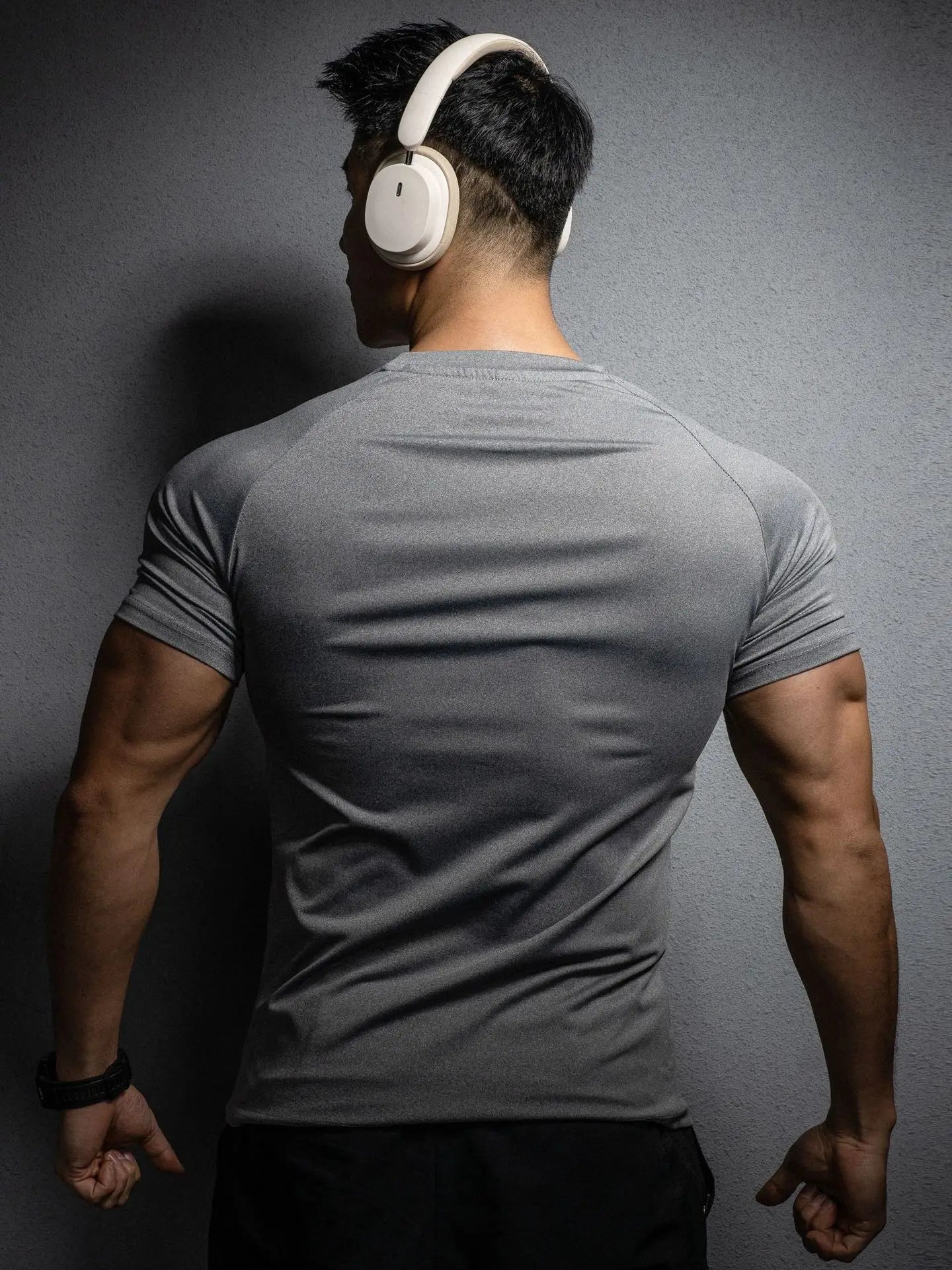 Men's Slim Fit Elastic T-Shirt