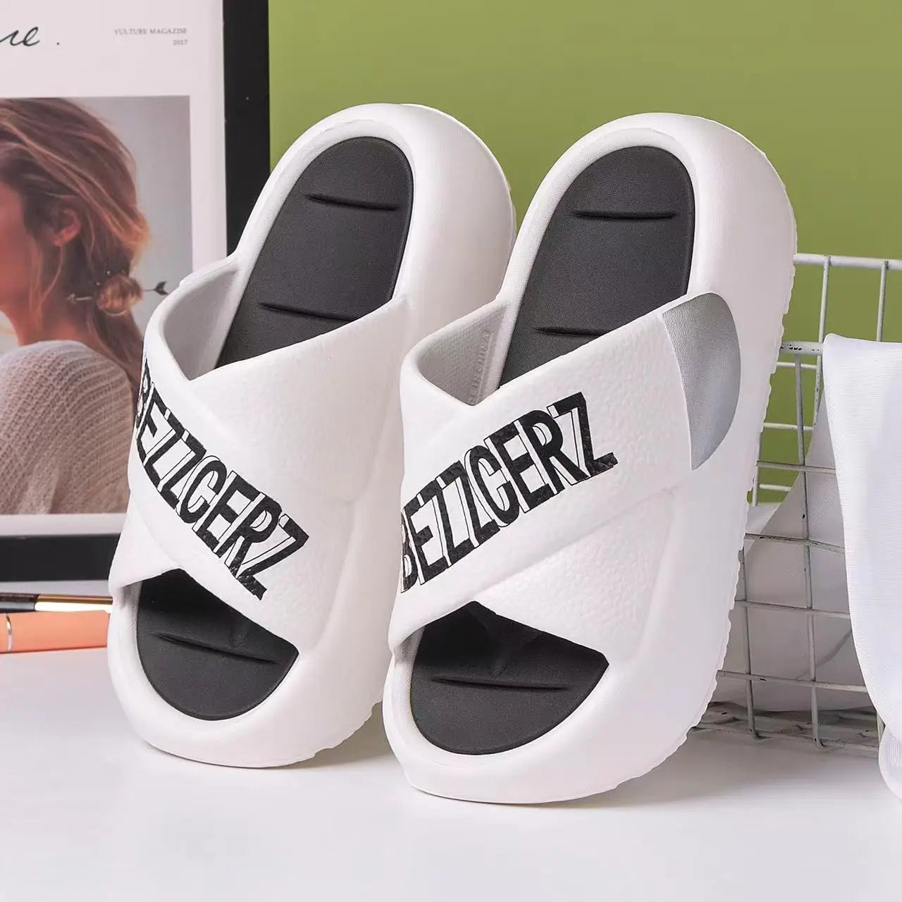 Women's High Heel EVA Slippers with Super Thick Sole