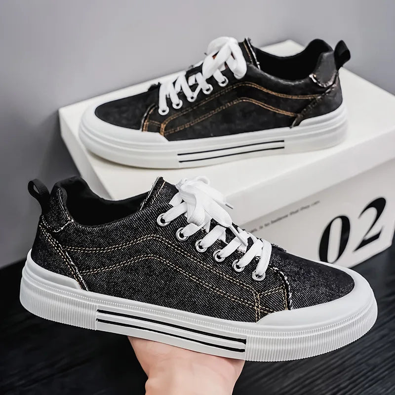 Men's Denim Style Canvas Sneaker