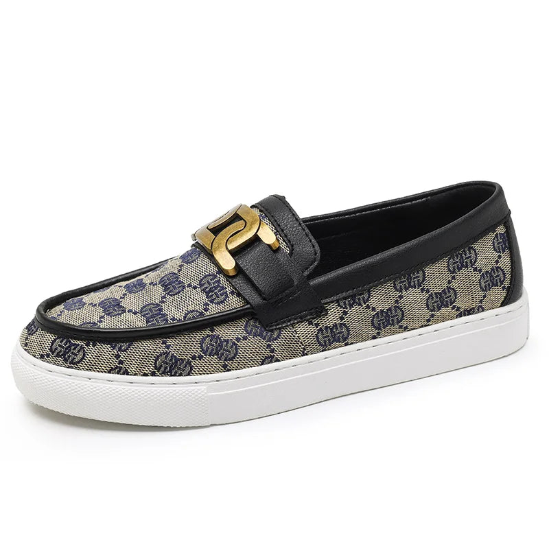 Men's Casual Low-Top Loafers - Slip-On Flat Shoes for Men