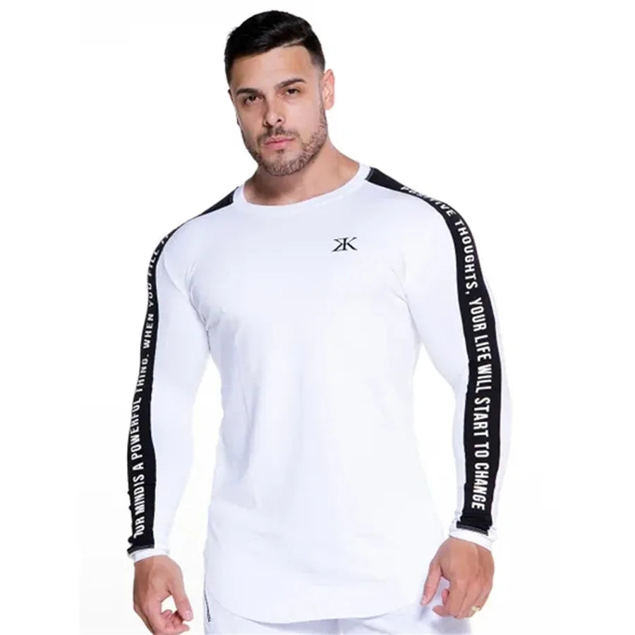 Men's Slim Fit Long Sleeve Casual Quick-Dry Sweater