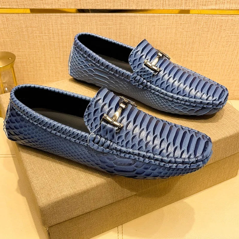 Men's Anti-Slip Breathable Ribbed Shoes – Stylish & Durable Slip-Resistant Footwear