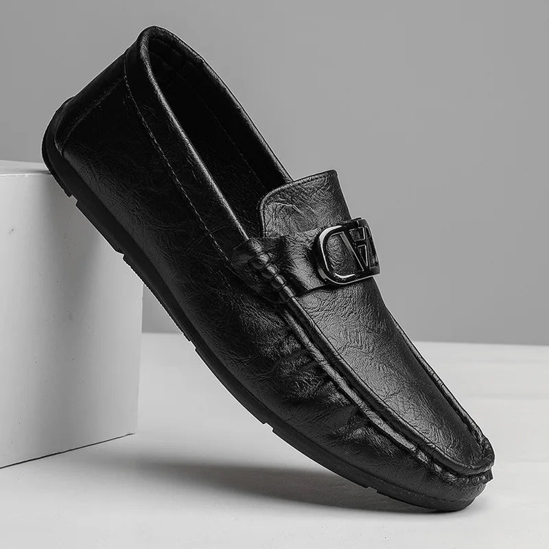 Men's Denim Casual Slip-On Loafers – Comfortable & Stylish Men's Shoes