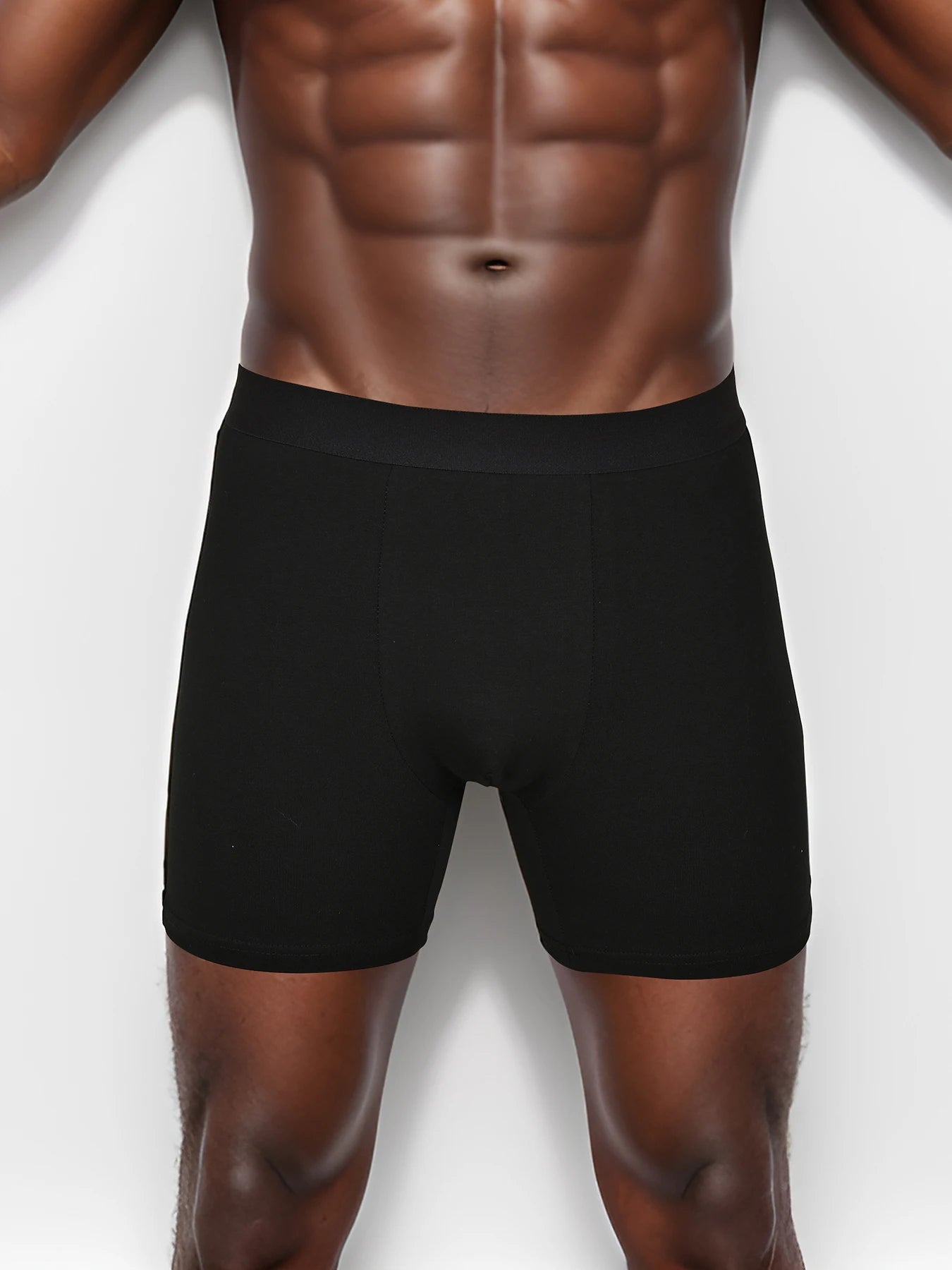 10-Pack Men’s Cotton Mid-Long Boxer Shorts – Comfortable & Breathable Underwear for Men