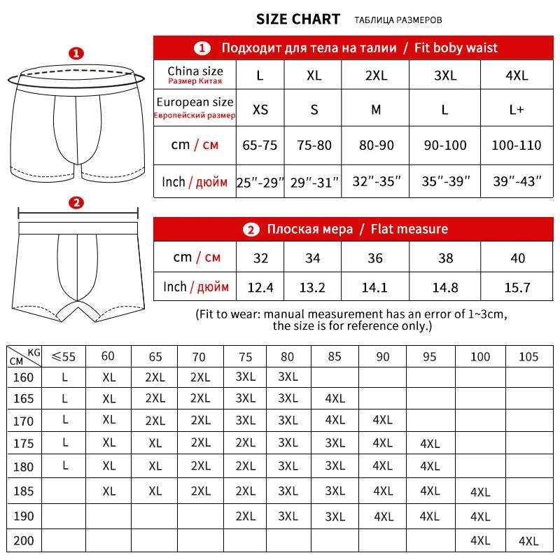 3-Pack Men's 100% Cotton Comfortable Fitted Boxers - Soft Close-Fitting Underwear