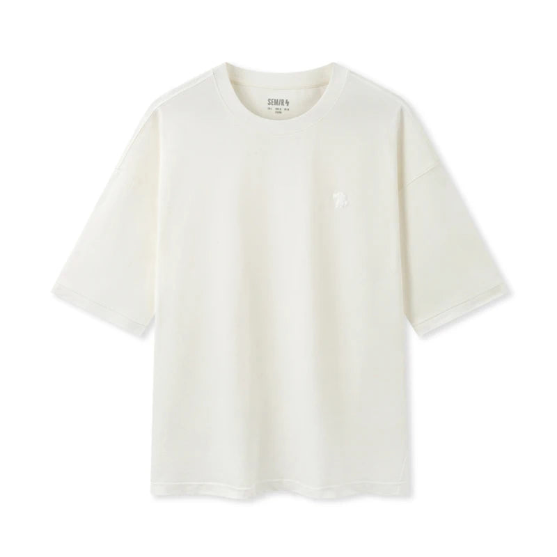 Semir Men's Slim Fit Plain T-Shirt - Comfortable Casual Wear