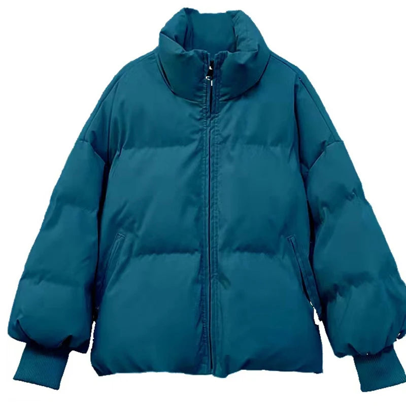 Women's Thermal Thickened Cotton-Padded Zipper Jacket