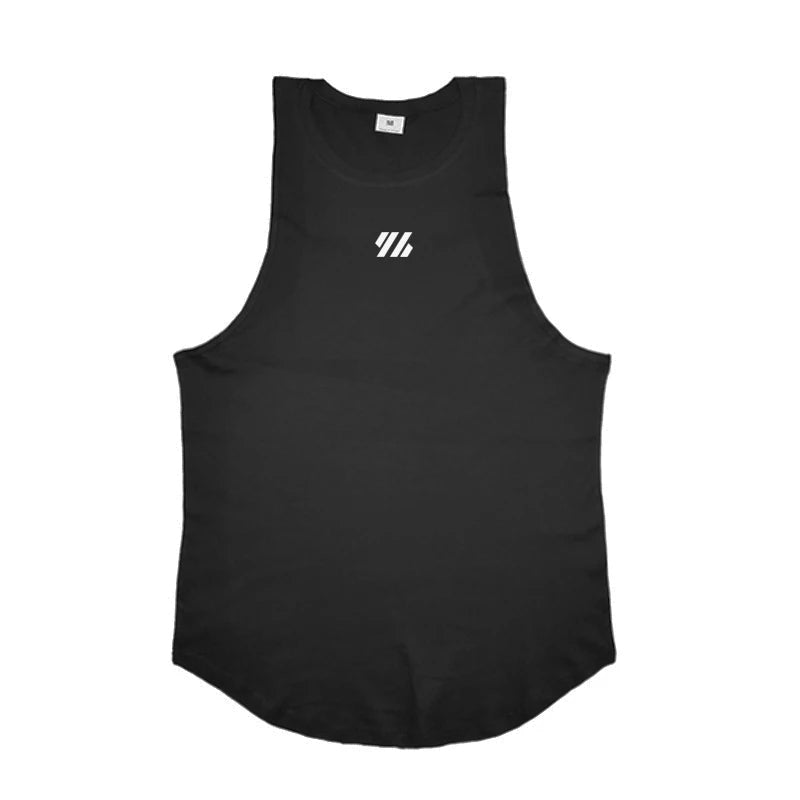 Men's Loose Fit Cotton Tank Top - Breathable and Comfortable Vest