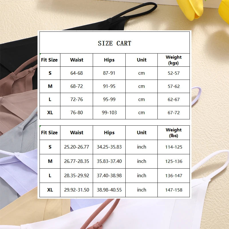 TakeTalk 20PCS Women's Seamless Ice Silk Ultra-Thin Breathable Panties Set