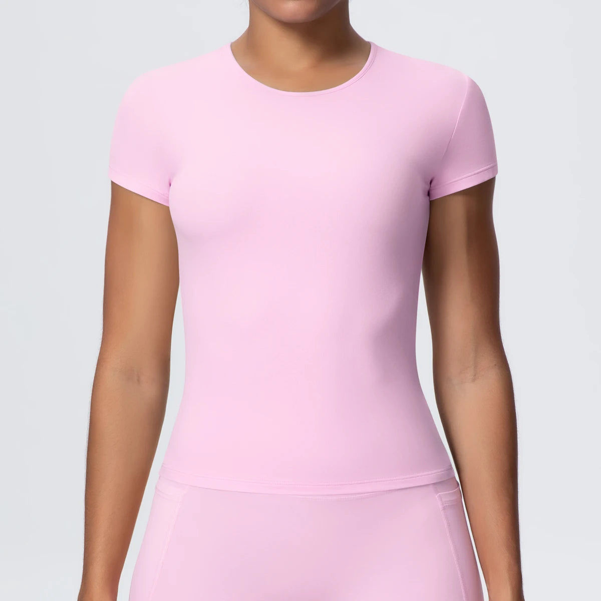 Women's Workout T-Shirt - Quick-Drying, Breathable, Slim Fit