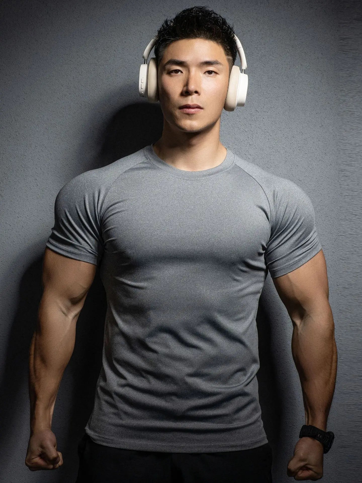 Men's Slim Fit Elastic T-Shirt