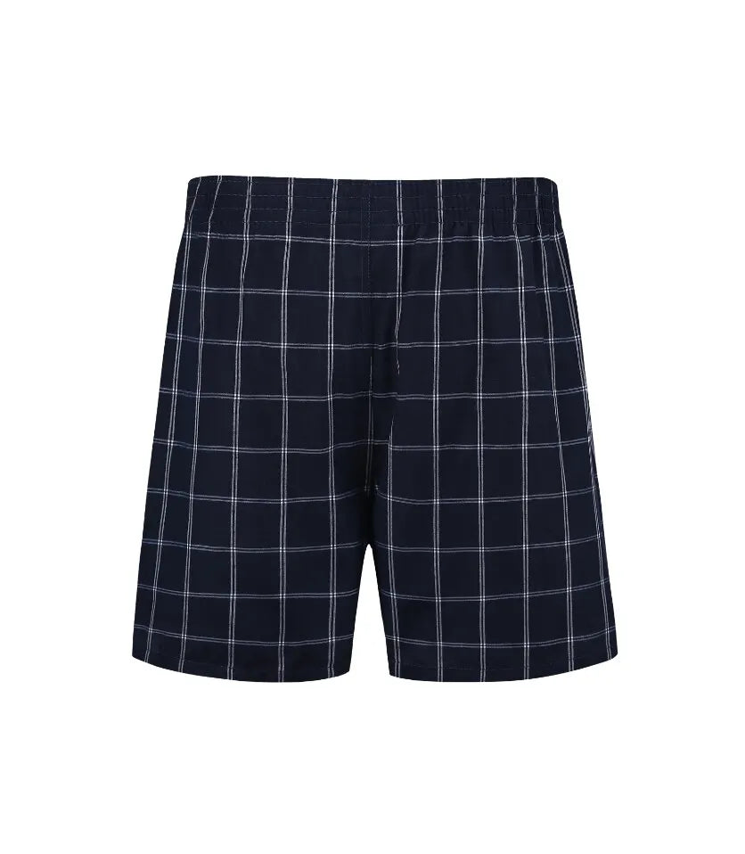 6-Pack Men's Woven Boxer Shorts with Elastic Waistband - Assorted Colors