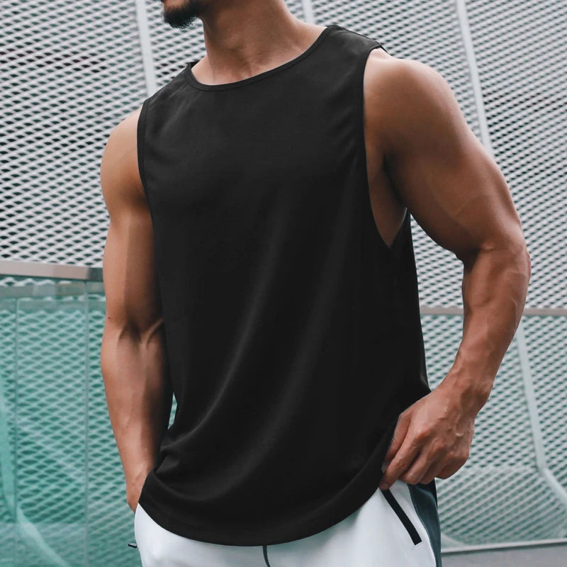 Men's Loose-Fit Breathable Mesh Tank Top -  Various Colors