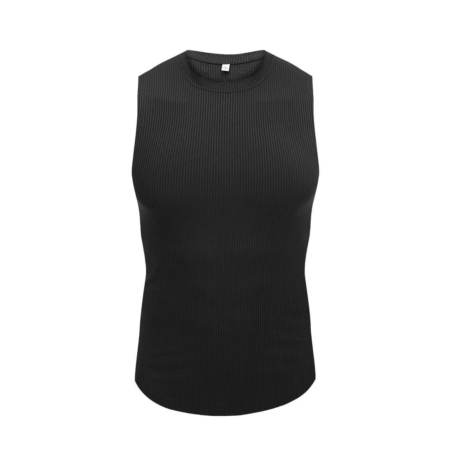 Men's Elastic Striped Tank Top