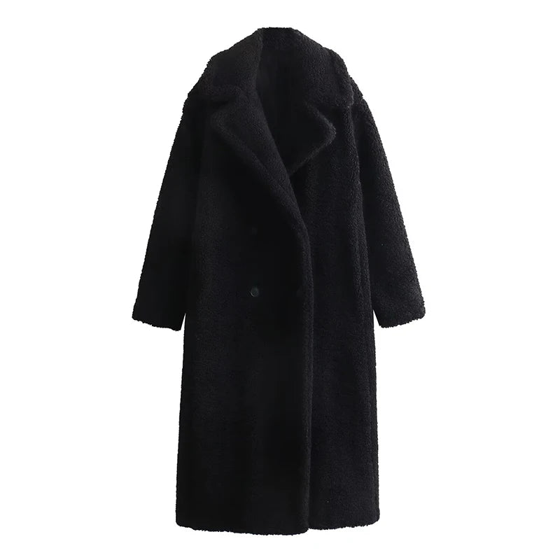 Women's Thick Warm Long Trench Coat
