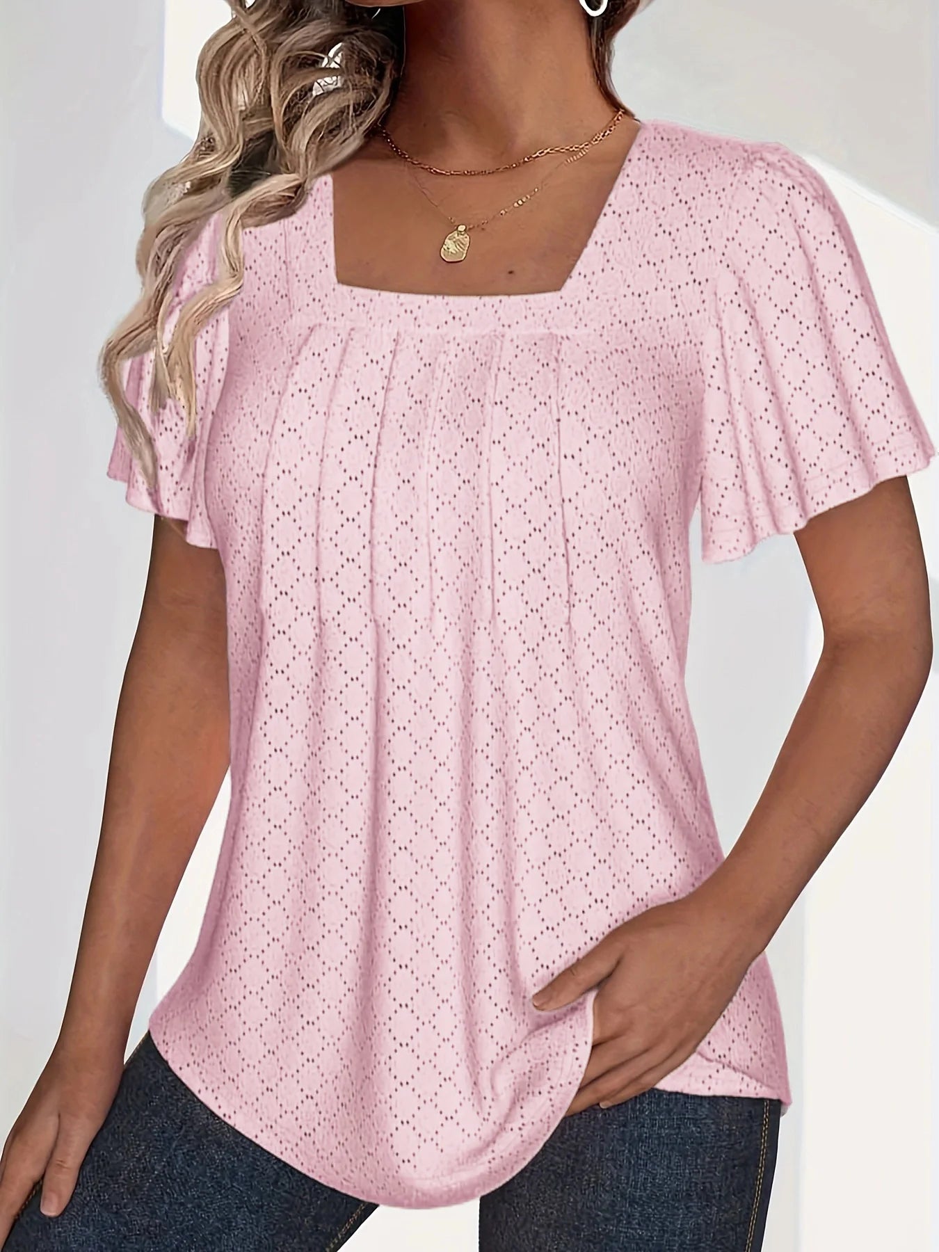 Stylish Women's Versatile Blouse with Loose Ruffle Sleeves