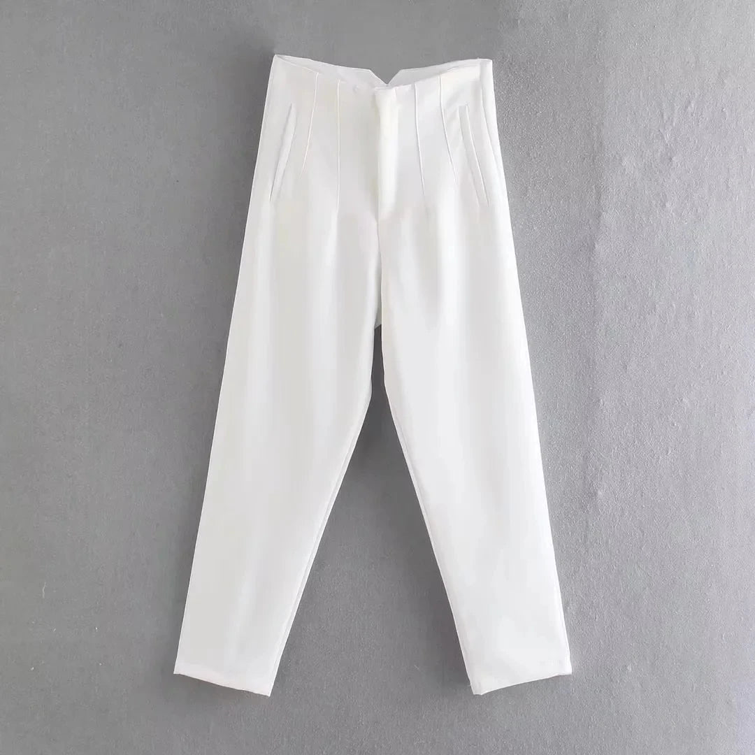 Women's Elegant High-Waist Pencil Pants