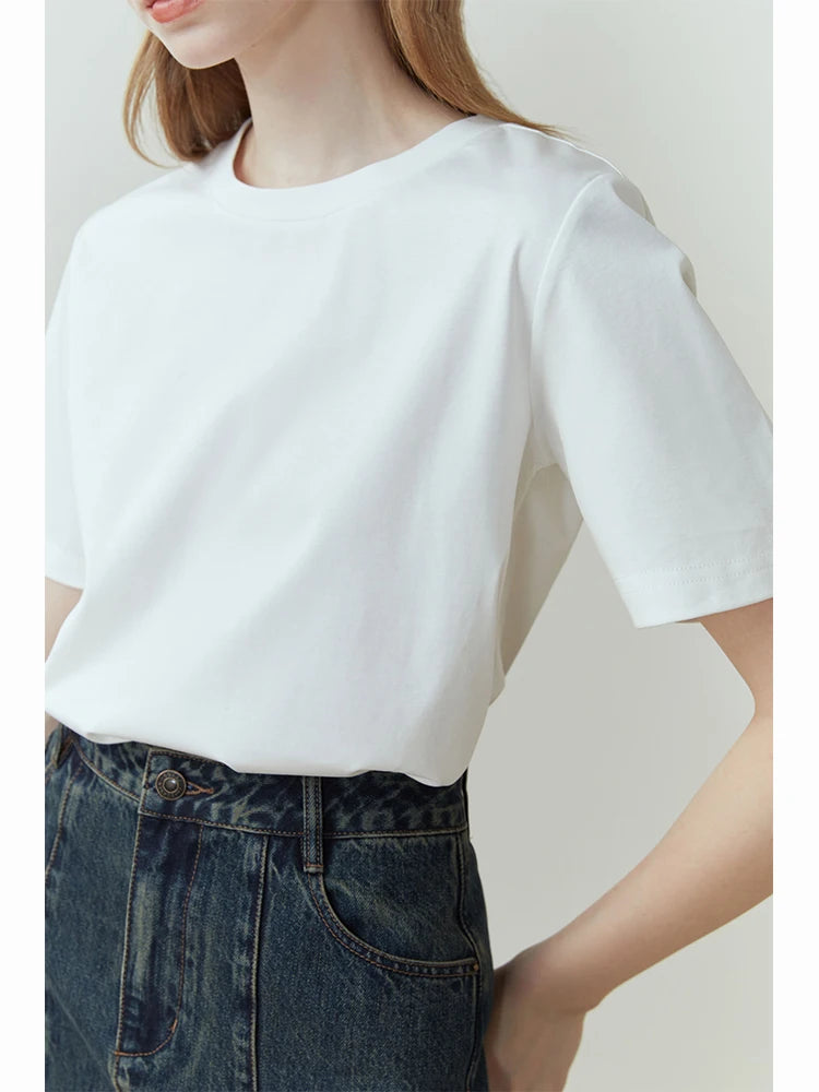 Women's Cotton Round Neck T-Shirt