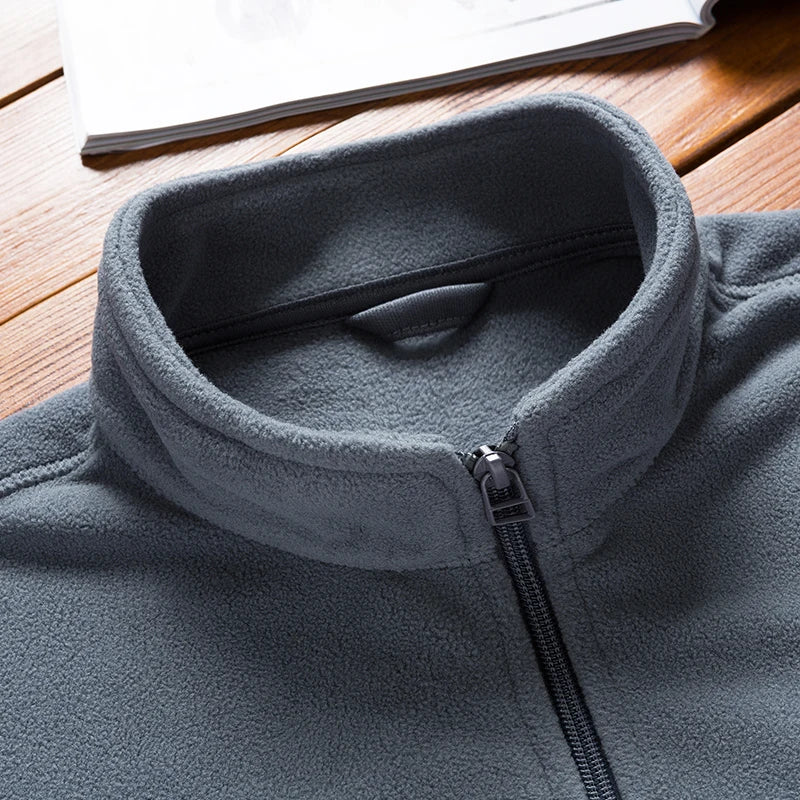 Men's Thermal Fleece Windbreaker Jacket - Various Colors