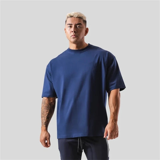 Men's Cotton Loose Fit Short Sleeve T-Shirt