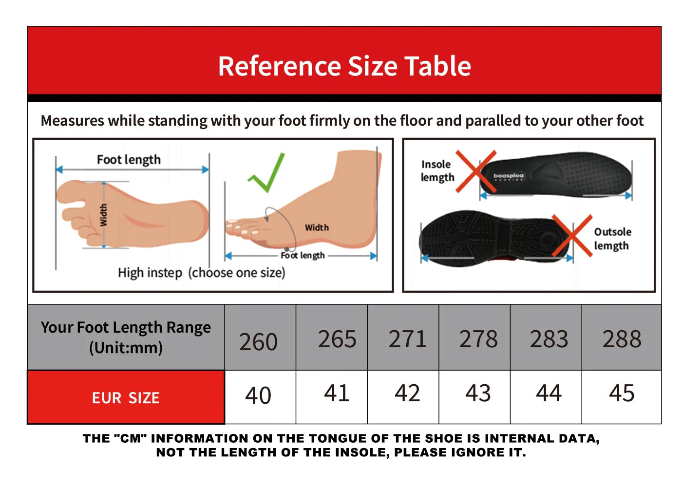 Baasploa Men's Sneakers - Breathable, Anti-Slip, Shock-Absorbing Athletic Shoes