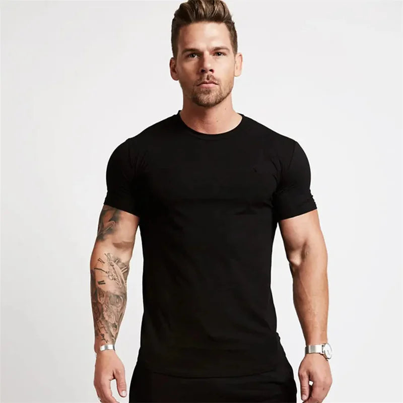 Men's Slim Fit Cotton T-Shirt - Comfortable & Stylish Men's Casual Tee